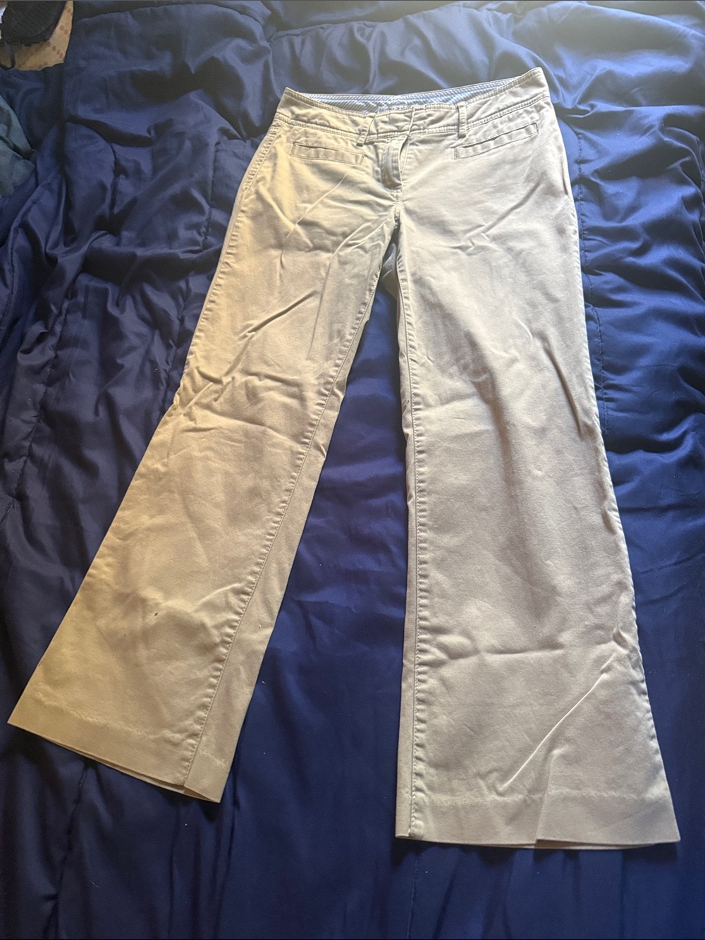 Tommy Hilfiger Light Beige Boot-Cut Pants